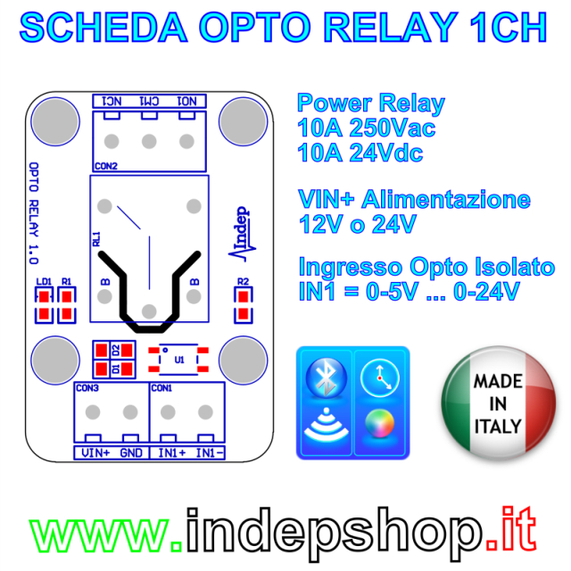 Opto Relay 1CH - IndepShop-640